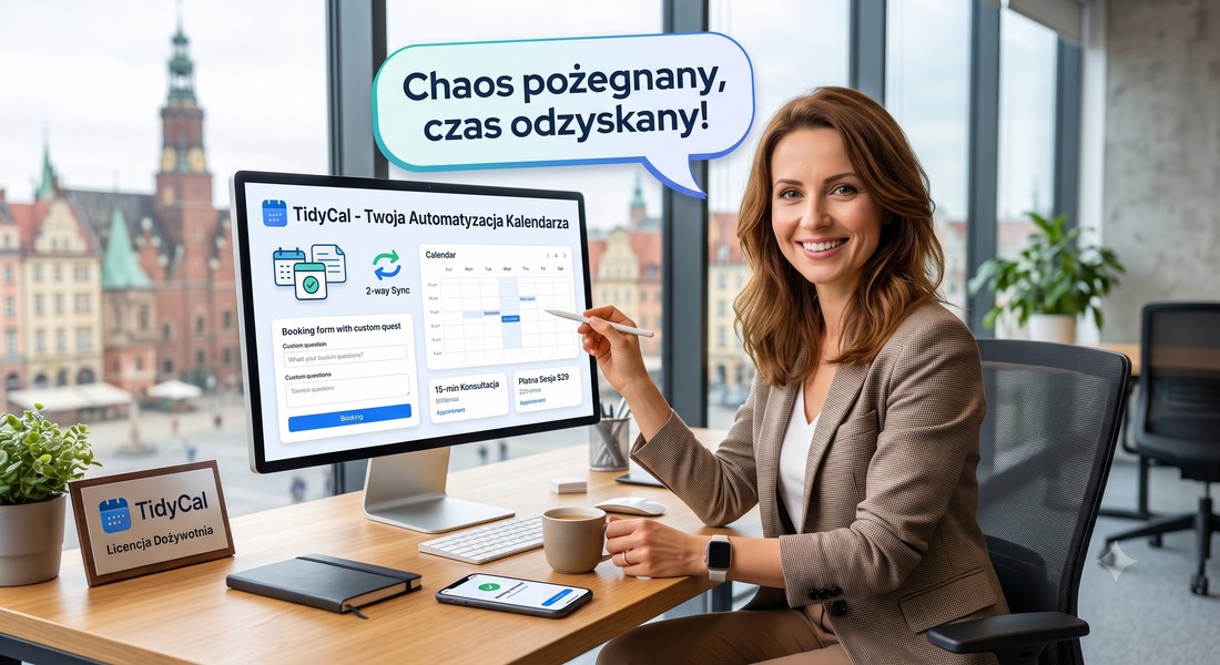 Jak bezpowrotnie wyeliminować chaos przy umawianiu spotkań z klientami? (Praktyczny przewodnik po TidyCal)