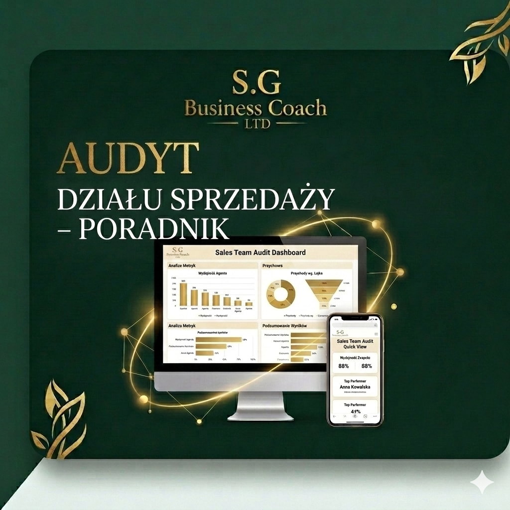 Audyt działu sprzedaży – poradnik krok po kroku + Konsultacja 1:1